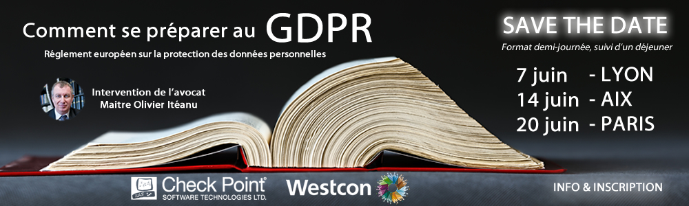 RGDP, GDPR Check Point et Westcon