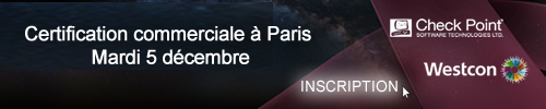 Certification commerciale Check Point le 5 décembre chez Westcon